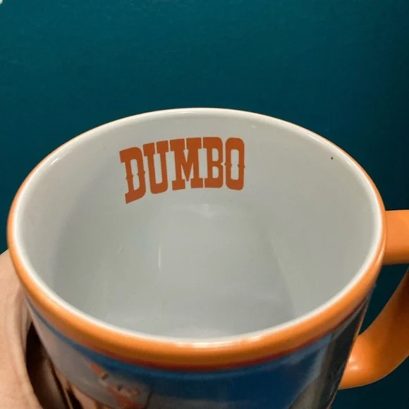 Vintage Disney store Dumbo Themed Mug with Orange Handle - Picture 3 of 6